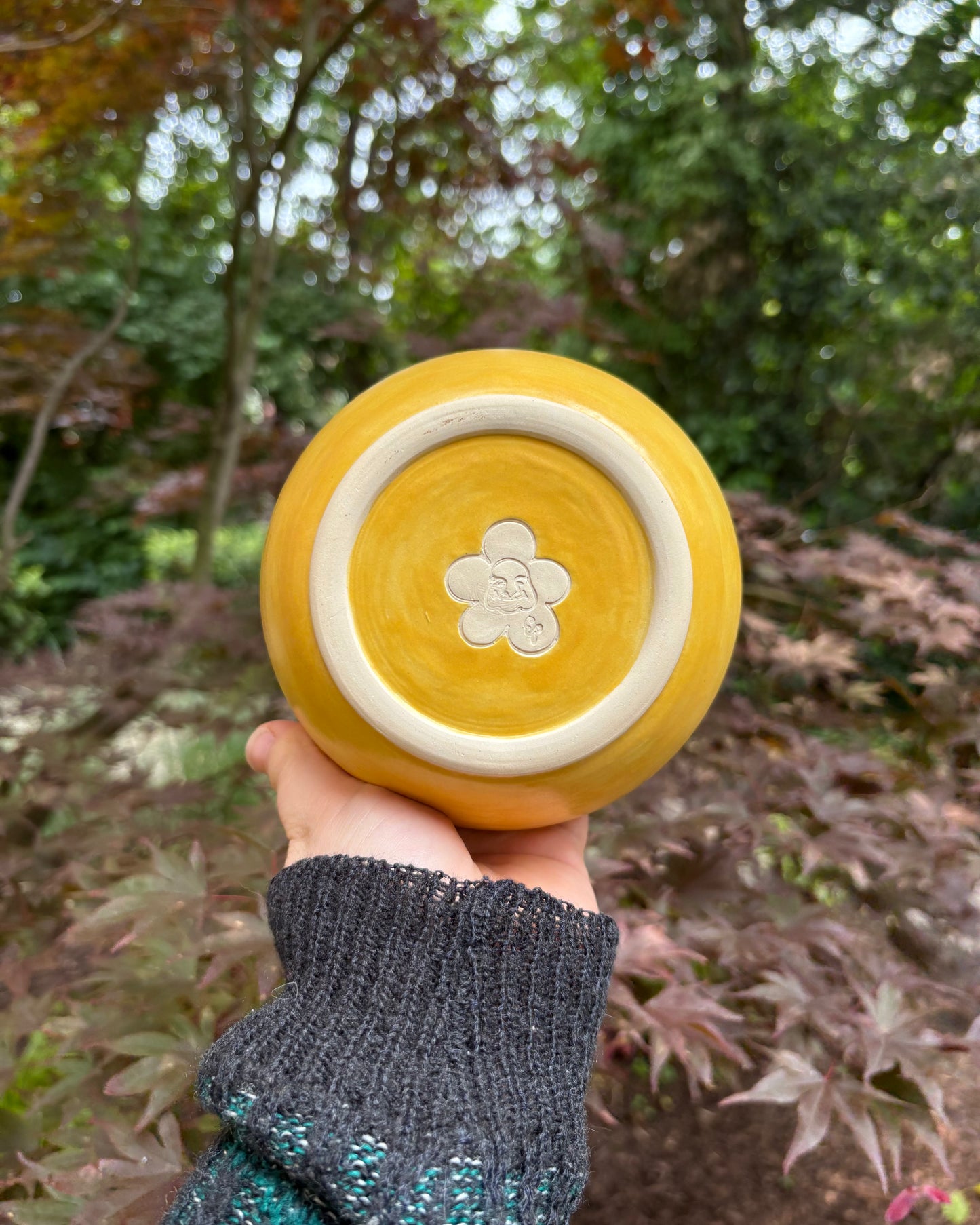 Floral Yellow Nesting Soup Bowls