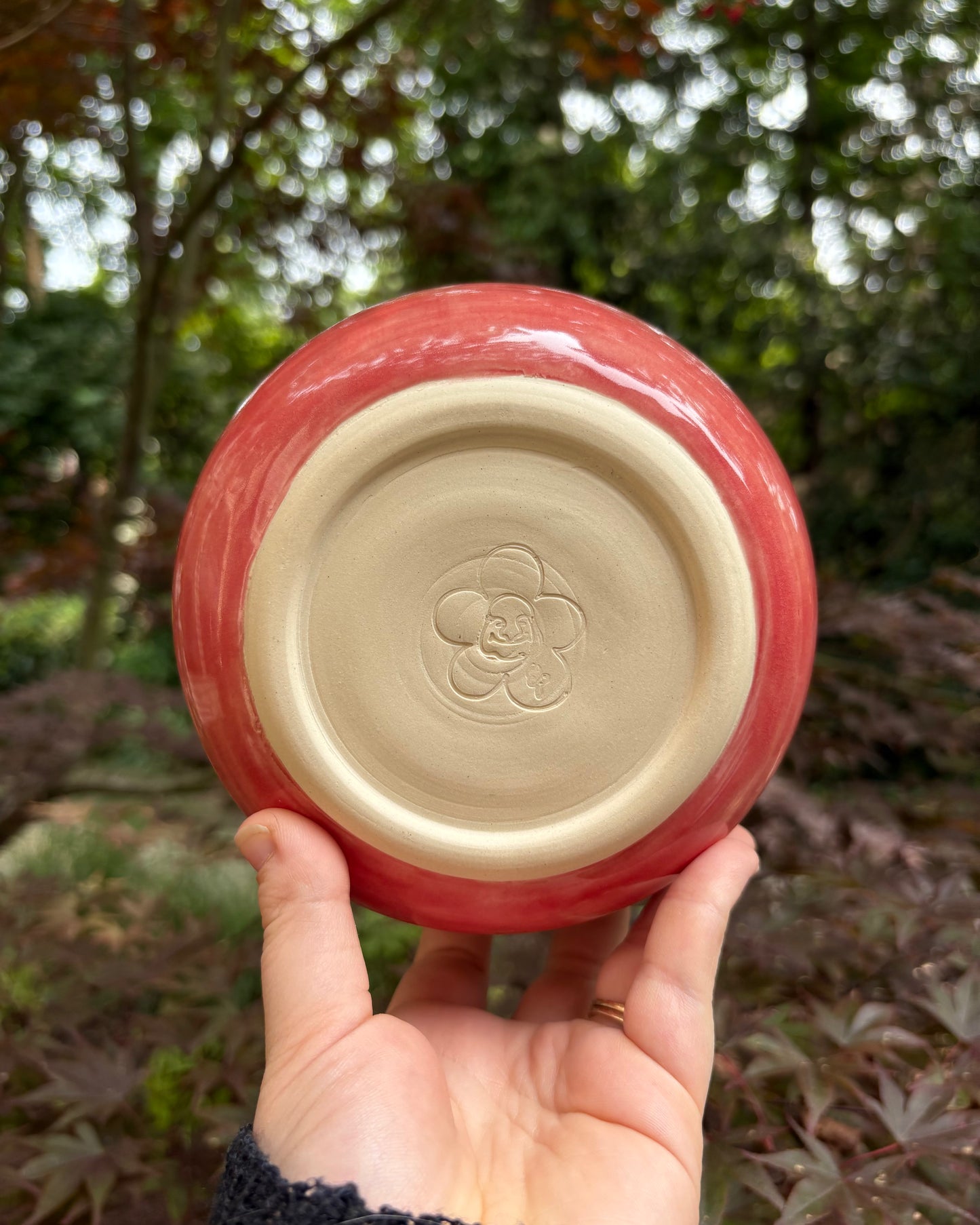 Red Floral Bowl