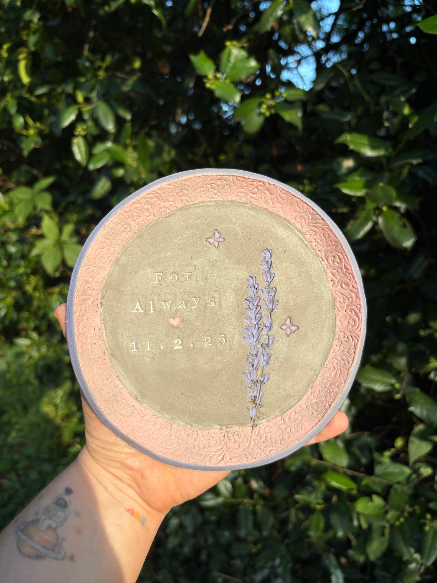 Tickets for the Pressed Floral Plate Workshop at La Cosecha