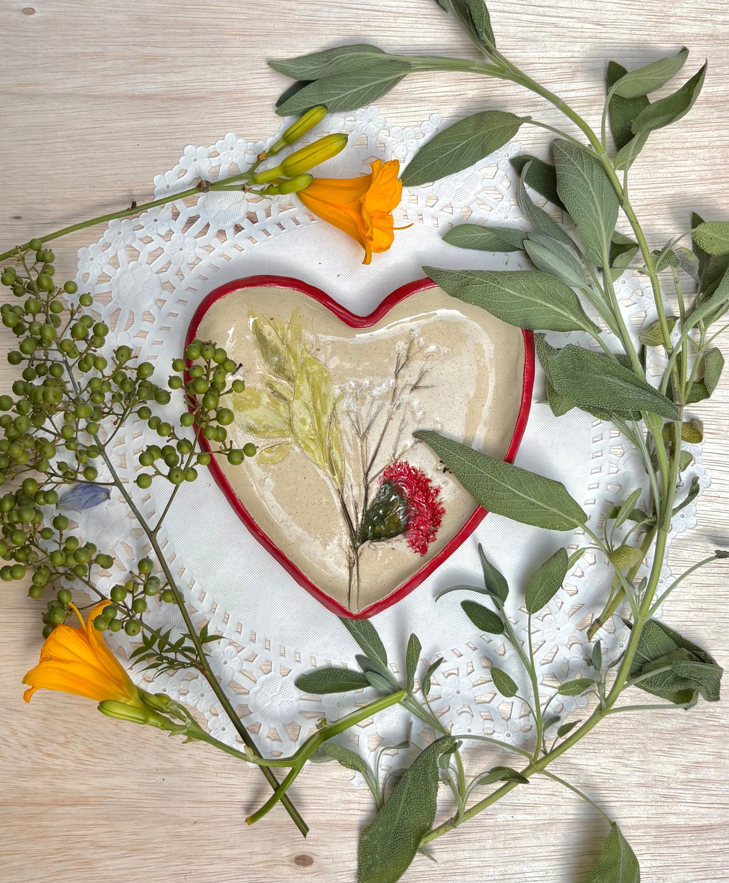 Tickets for the Pressed Floral Plate Workshop at La Cosecha
