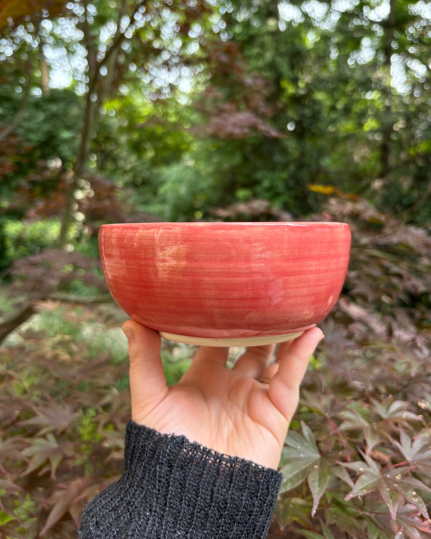 Red Floral Bowl
