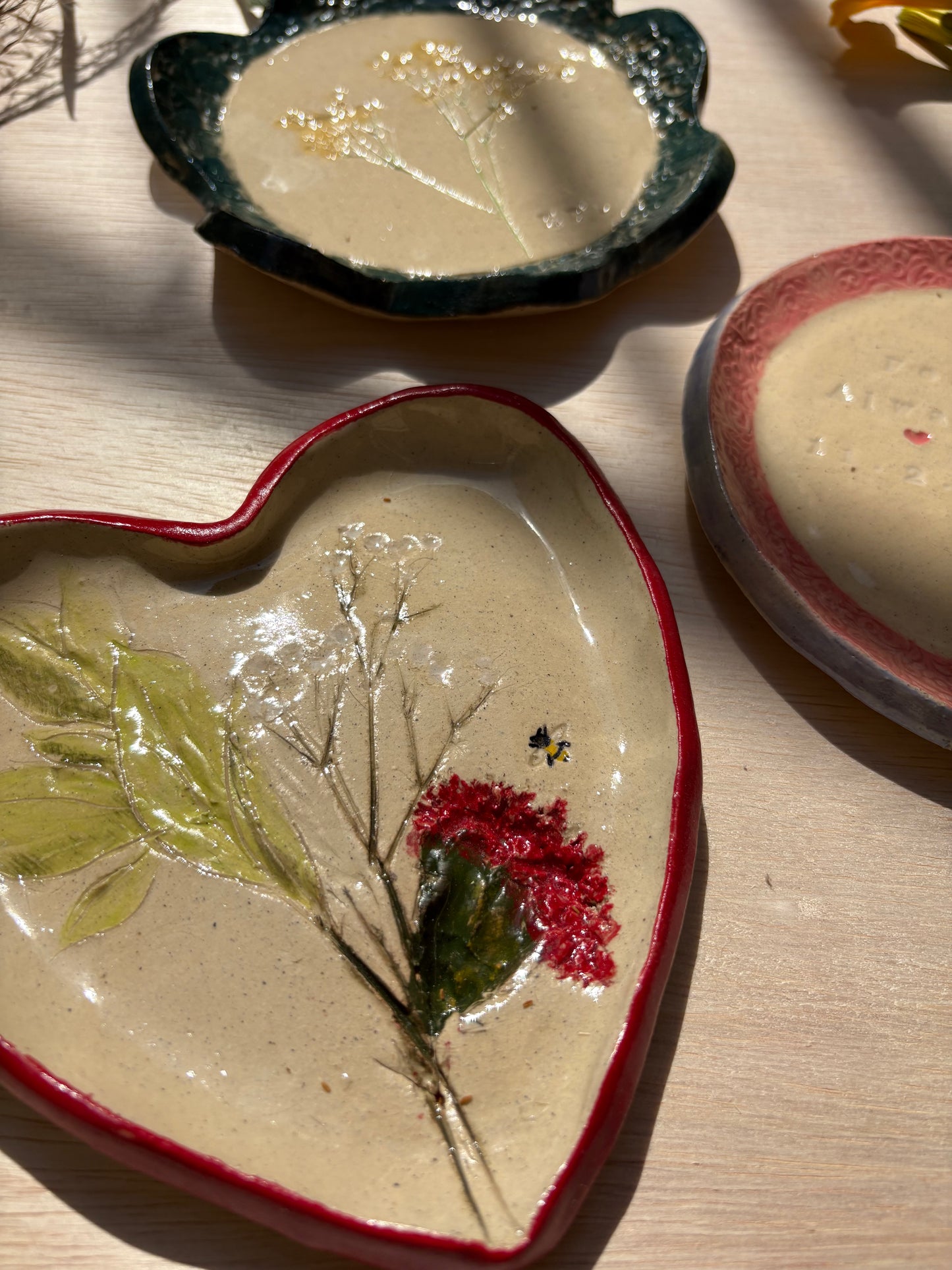 Tickets for the Pressed Floral Plate Workshop at La Cosecha